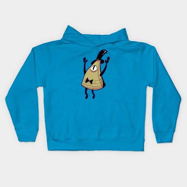 Bill Cipher Kids Hoodie by Black Snow Comics